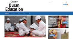 Desktop Screenshot of onlinequraneducation.com